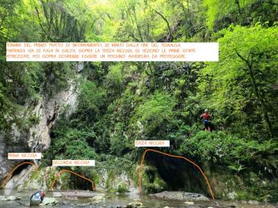 Campione - Torrente San Michele 
(Limonaia) - 
        VIA DI FUGA
    