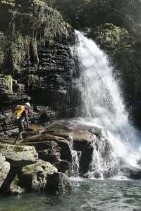 Torrente Sansobbia - 
        L\'ultima e più alta verticale
    