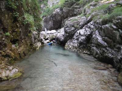 Rio Bianco - Passo Tanamea - 
        pozza
    
